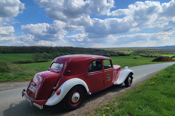 La Citroën Traction en route