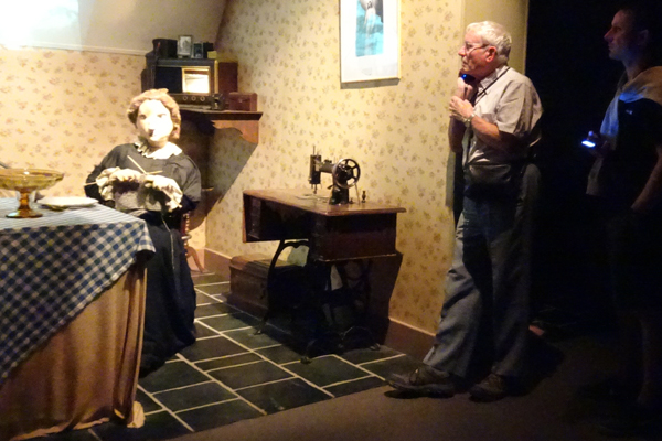 Scène de 1944 au Parcours-spectacle.