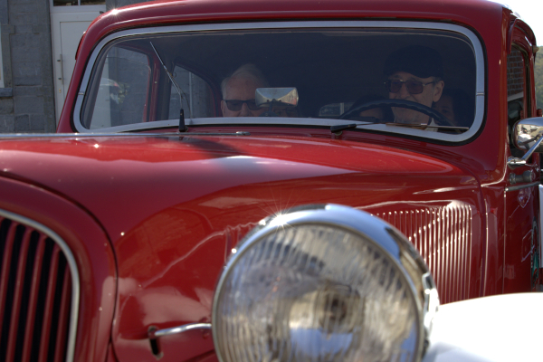 closeup van de oldtimer
