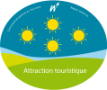 Atractions Touristique de Wallonie met 4 zonnen